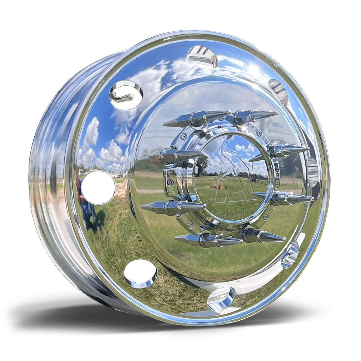 17.0x6.00 Northstar 8x200mm Hub Pilot Mirror Polished Both Sides (Ford F350 DRW 2005-Present) 4