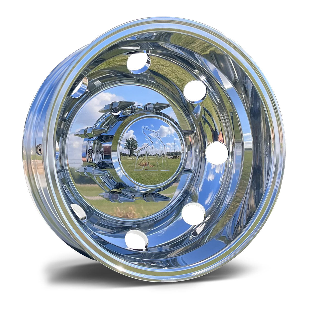 17.0x6.00 Northstar 8x200mm Hub Pilot Mirror Polished Both Sides (Ford F350 DRW 2005-Present) 6
