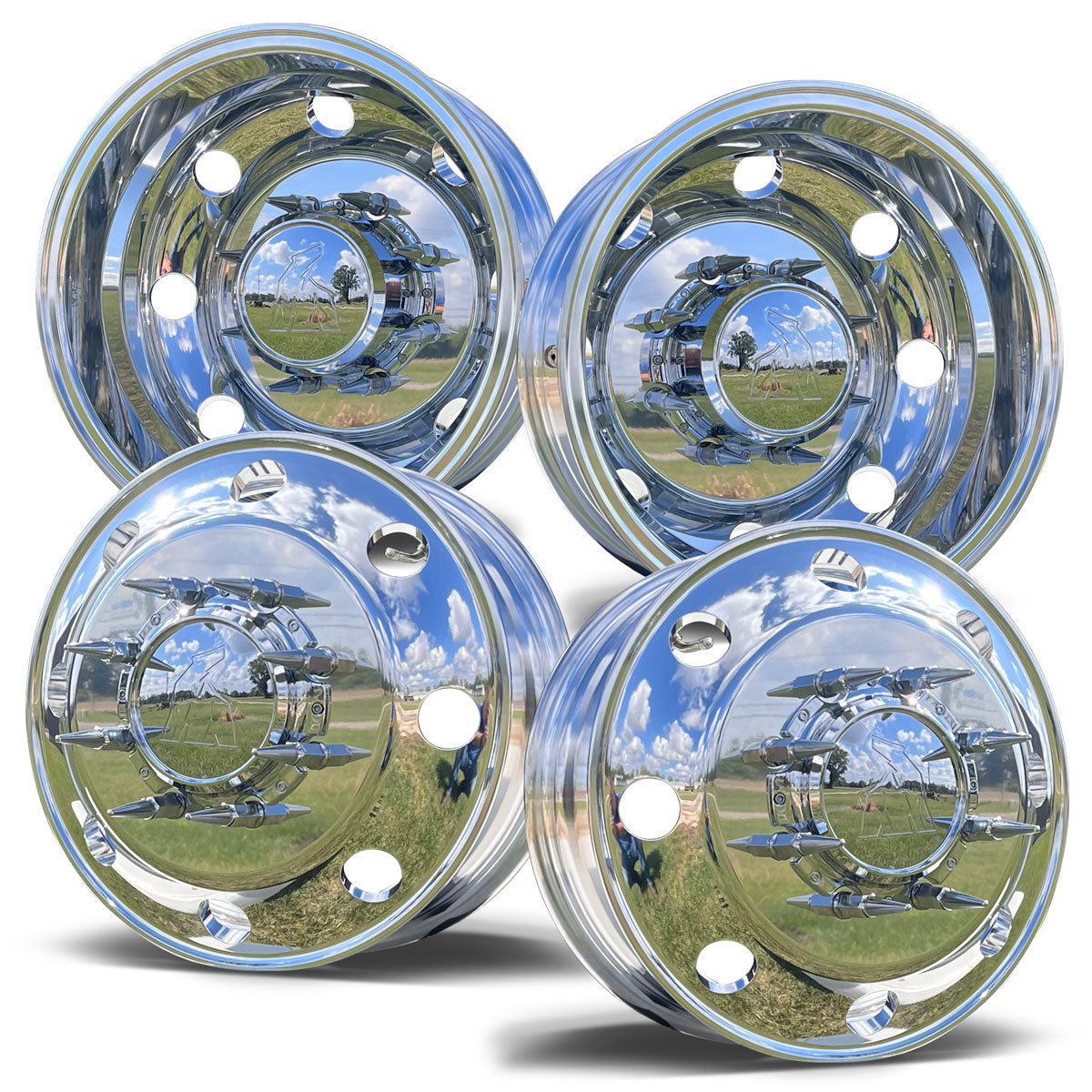 17.0x6.00 Northstar 8x200mm Hub Pilot Mirror Polished Both Sides (Ford F350 DRW 2005-Present) 8