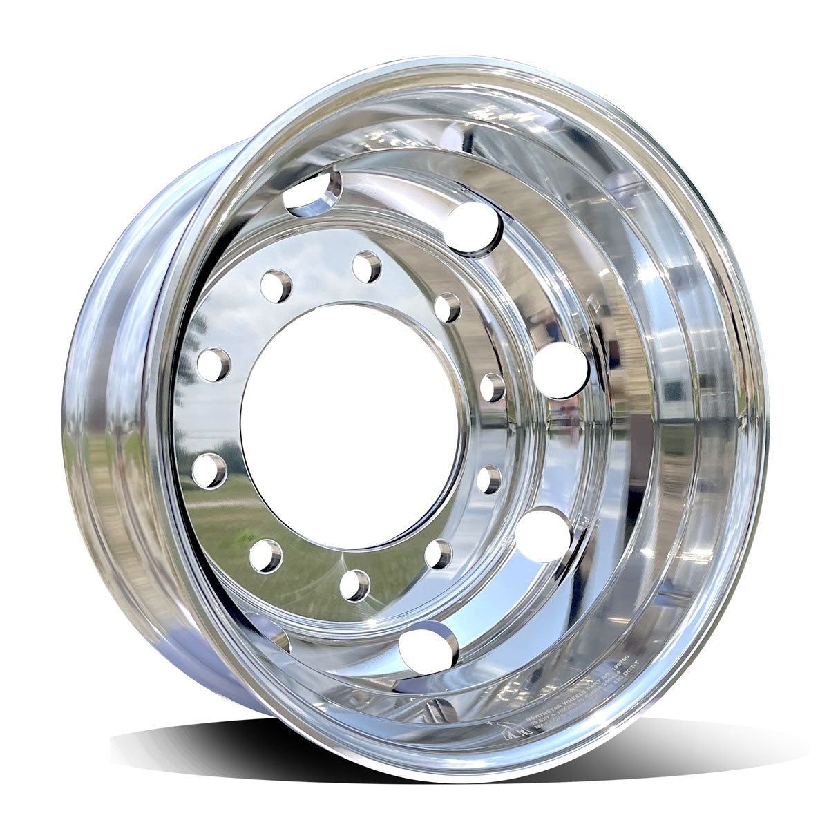 19.5x7.5 Northstar 10x285mm Hub Pilot Mirror Polish Both Sides 2